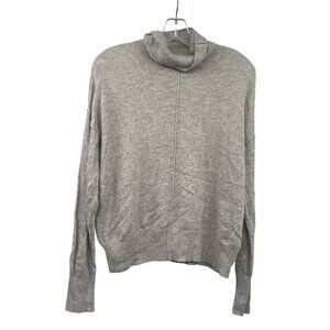 Be Cool Women's Turtleneck Sweater Long Sleeve Gray Size Small Lightweight